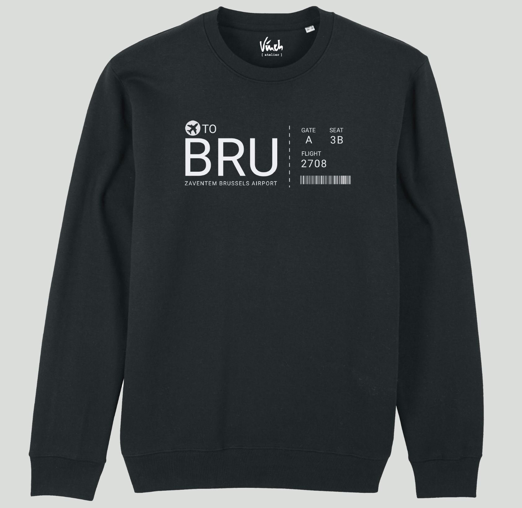 pull ticket avion aéroport Bruxelles